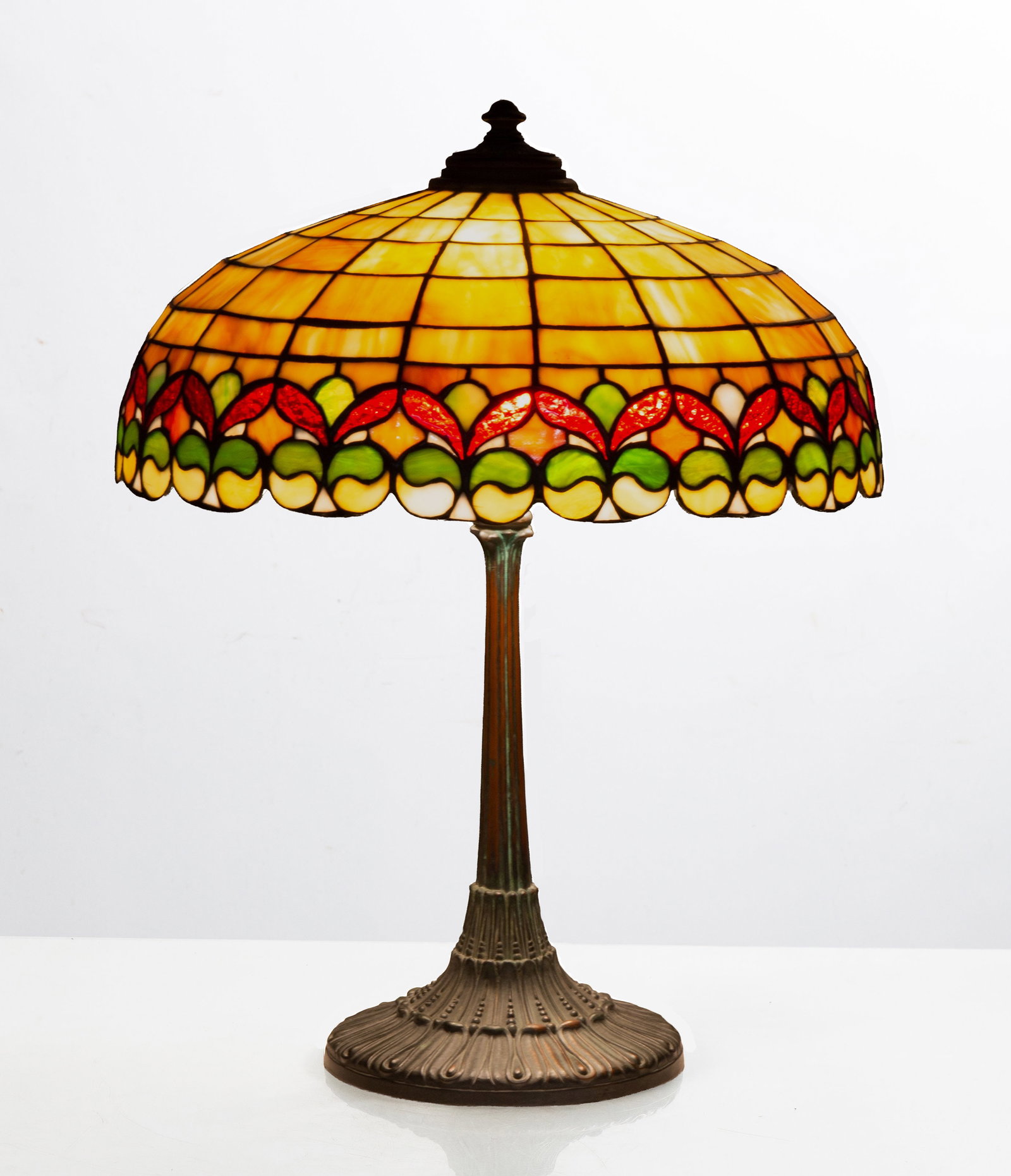 Wilkinson Leaded Glass 'Ribbon' Table Lamp (1 of 3)
