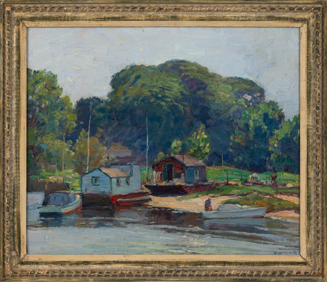 George A. Renouard (American, 1884-1954) Bait House (1 of 4)