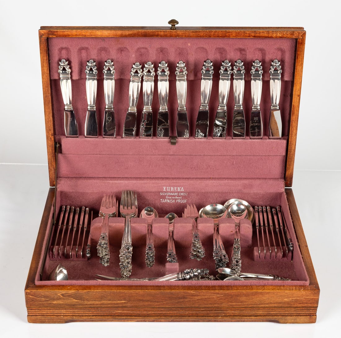 Georg Jensen Acorn Pattern Sterling Silver Flatware - 2