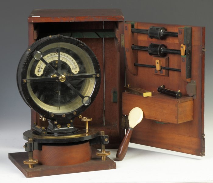 US Navy John Dover, Charlton Kent, London, Circle No.: US Navy John Dover, Charlton Kent, London, Circle No. 47. Vertical magnetic instrument. Ht. 13".
