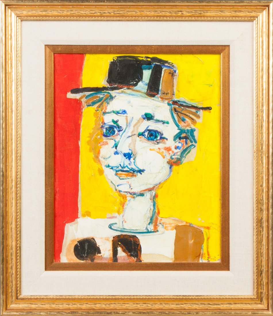 Paul Augustin Aizpiri (French, B. 1919) Le Petit Clown: Paul Augustin Aizpiri (French, B. 1919) Le Petit Clown.Sgn. Lower right, Aizpiri. Oil/canvas. 16" x 13" The Cooper Estate, NJ.