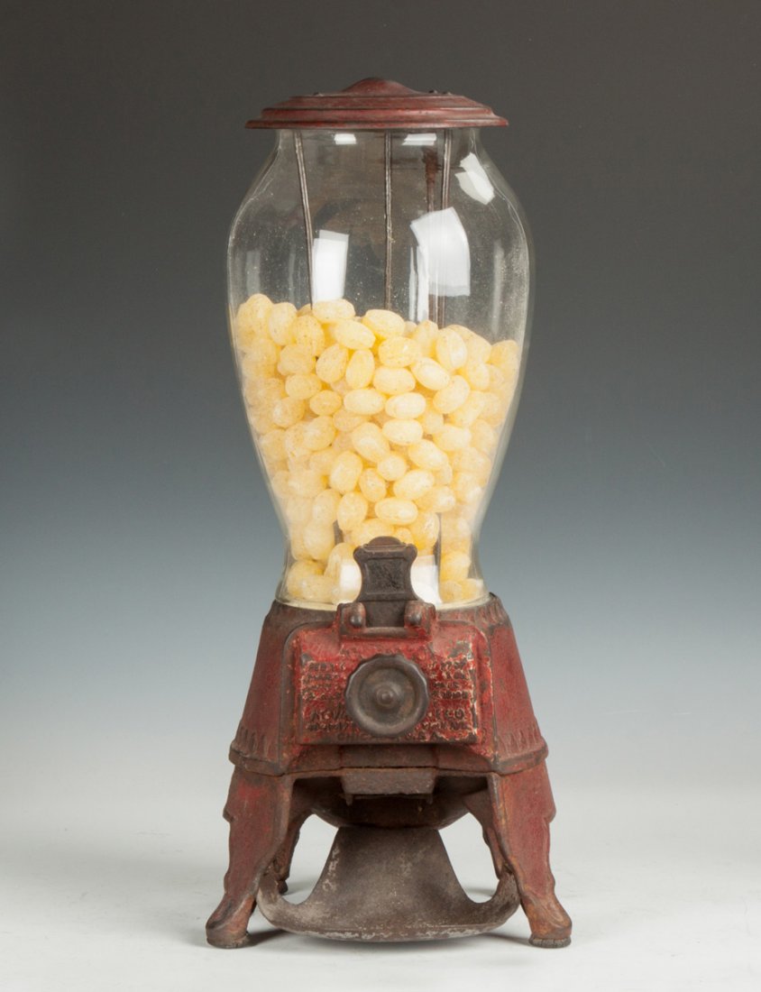 Cast Iron Gumdrop Machine: Cast Iron Gumdrop Machine. Early 20th cent. A.C. Vance…Chicago. Ht. 20" The Dr. Richard & Jill Pope Collection.