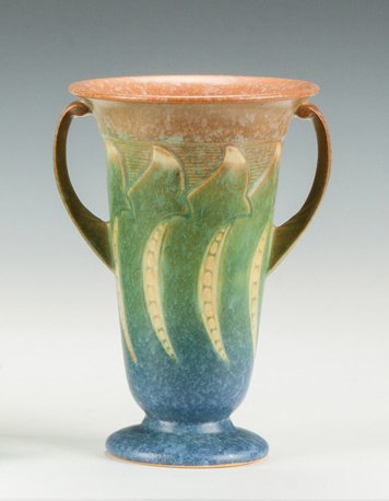 Roseville Falline Blue Vase (1 of 1)