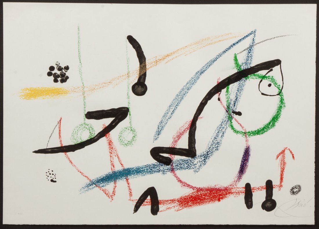Joan Miró (Spanish, 1893-1983) Maravillas con (1 of 3)