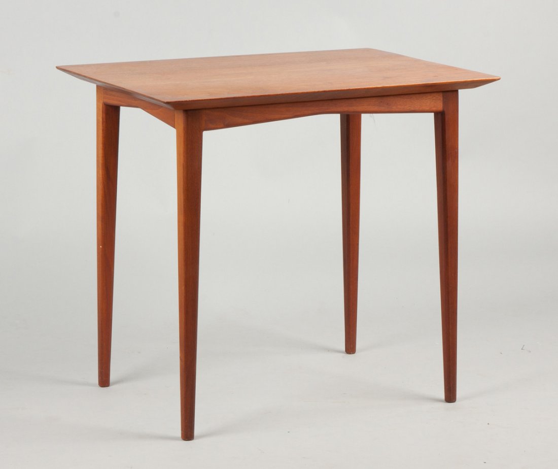 Tage Frid (Danish, 1915-2004) Walnut Side Table (1 of 2)