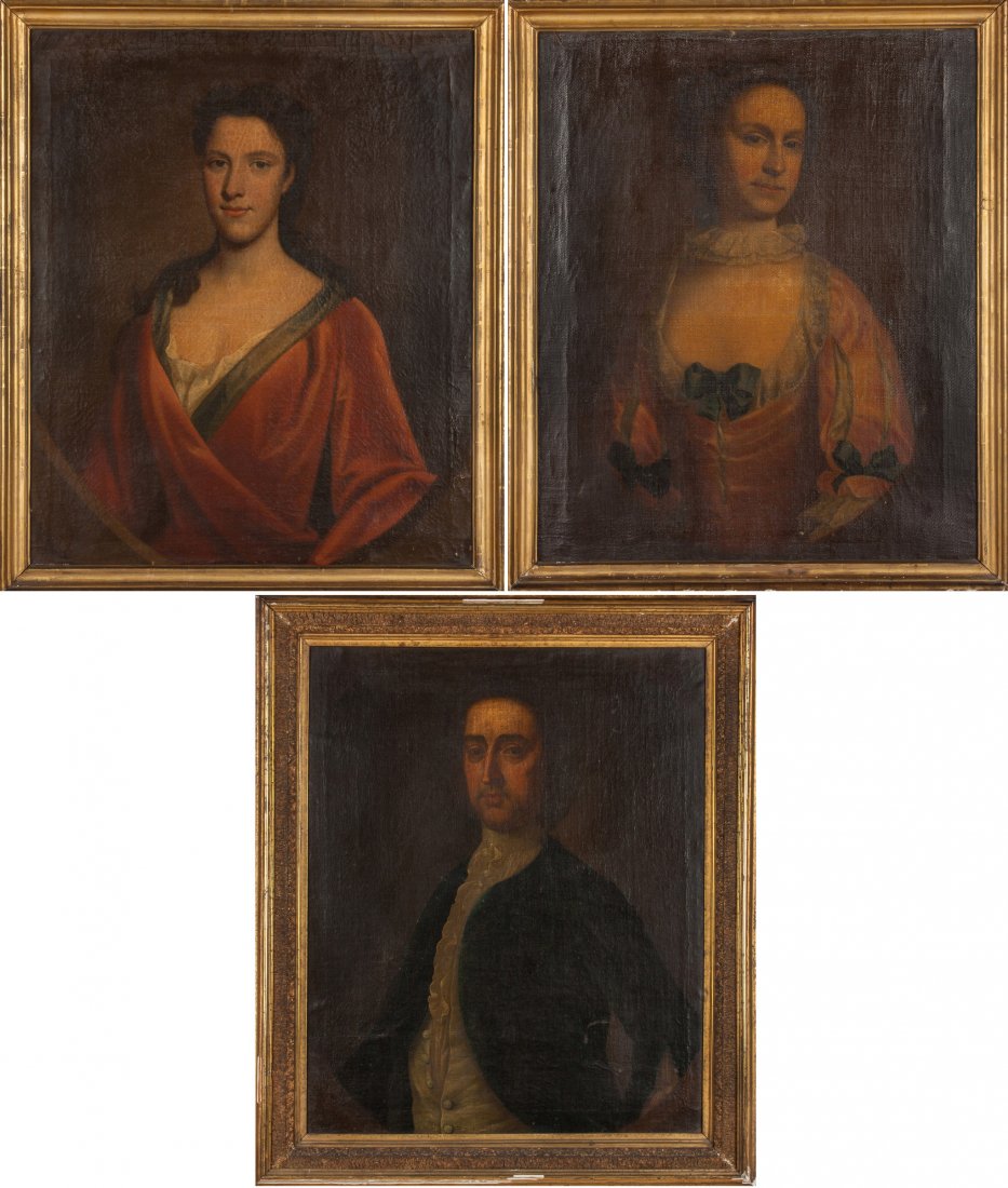 Three 18th Century English School Portraits (1 of 8)