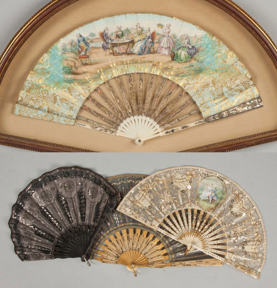 Group of Four Fans (1 of 2)