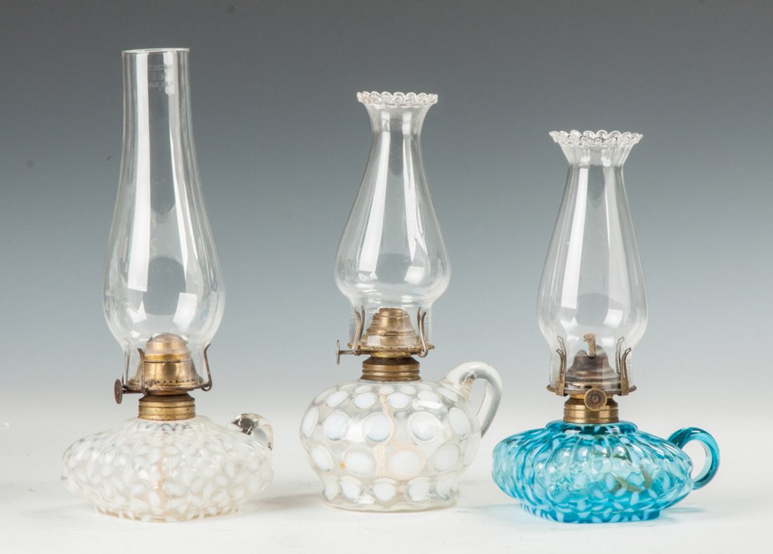 Three Oil Finger Lamps with Opalescence (1 of 1)