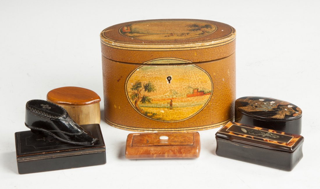 Group of Various Boxes & Snuff Boxes (1 of 1)