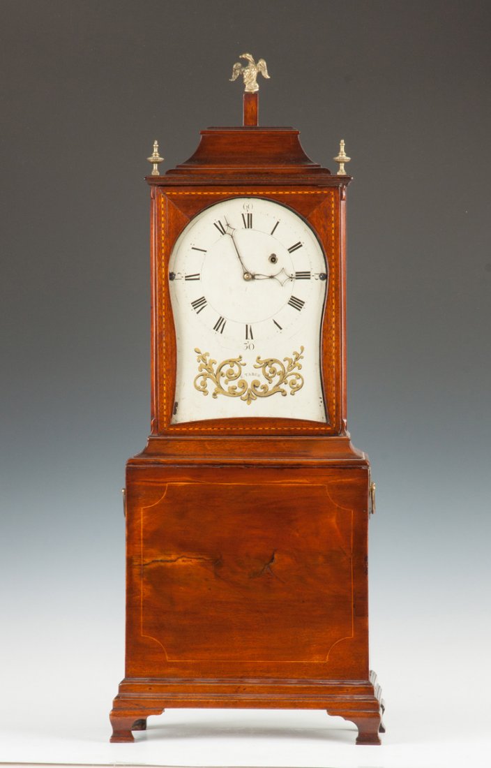 Fine & Rare Elnathan Taber Shelf Clock,  Roxbury, MA (1 of 7)