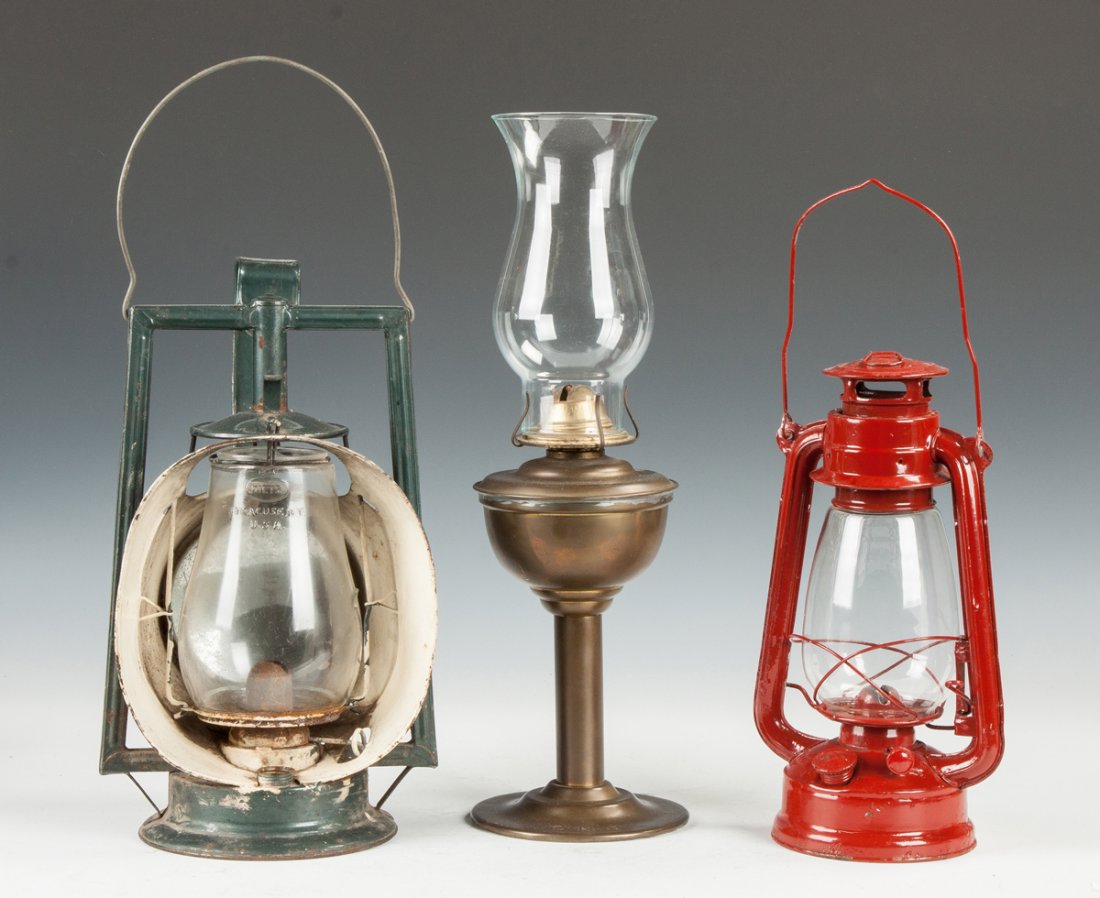 Three Vintage Railroad Lanterns (1 of 2)