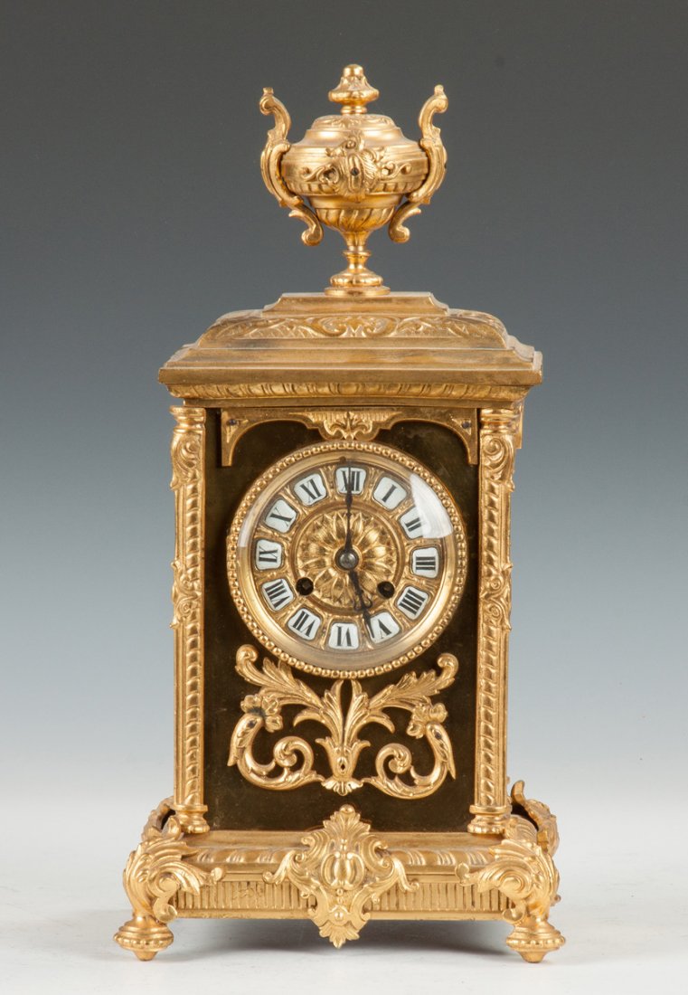 French Gilt Bronze Shelf Clock (1 of 1)