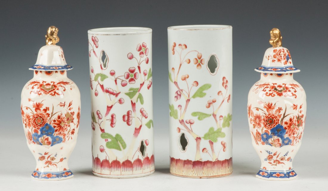 Chinese Wig Stands & Delft Vases (1 of 2)
