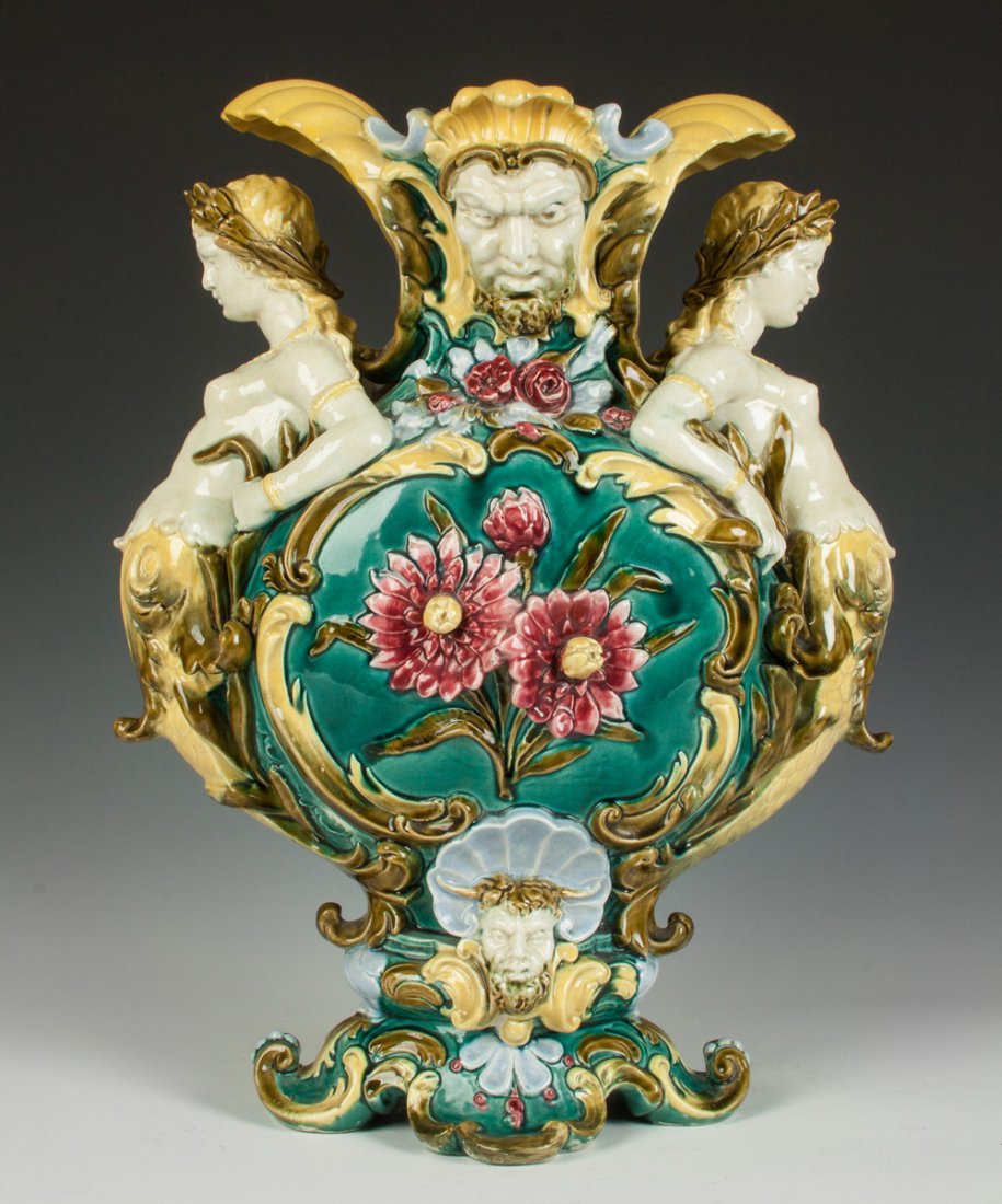 German Majolica Vase (1 of 4)
