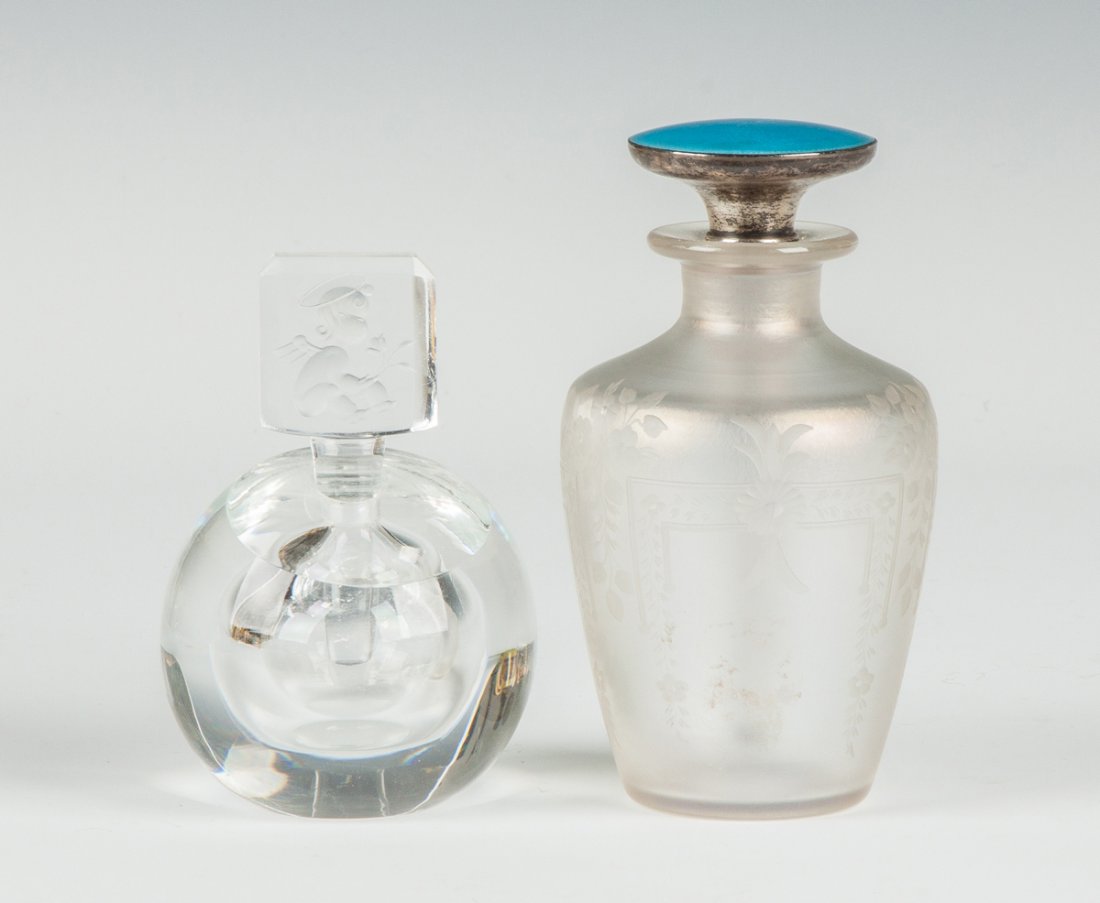Two Steuben Cologne Bottles (1 of 2)