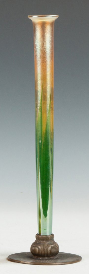 Tiffany Iridescent Bud Vase (1 of 2)