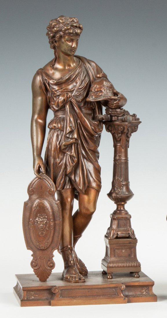 Bronze Sculpture of a Roman Warrior (1 of 3)