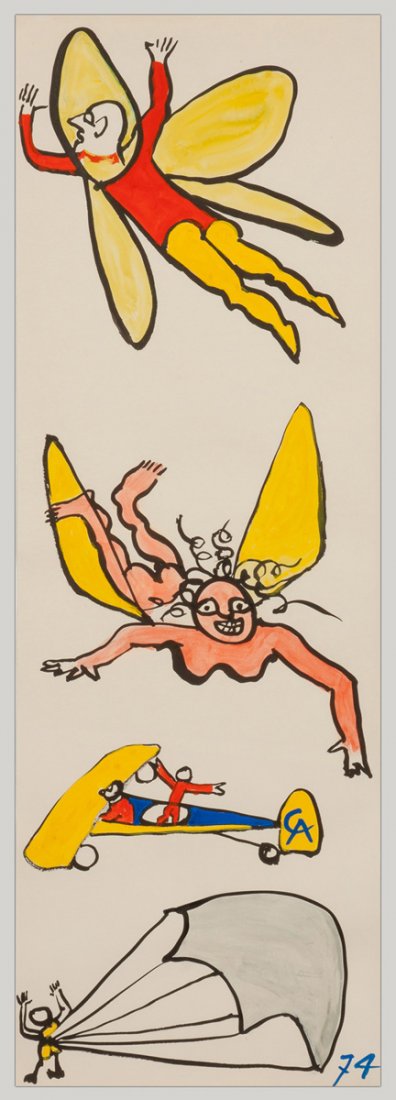 Alexander Calder (American, 1898-1976) "Looping" (1 of 4)