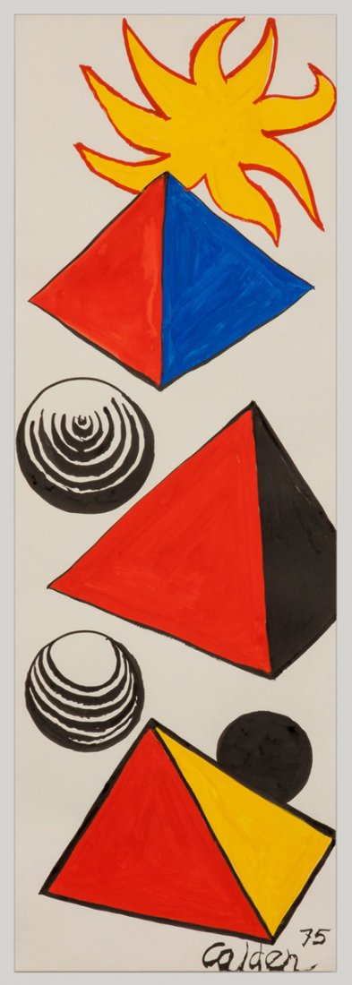 Alexander Calder (American, 1898-1976) "R" (1 of 5)