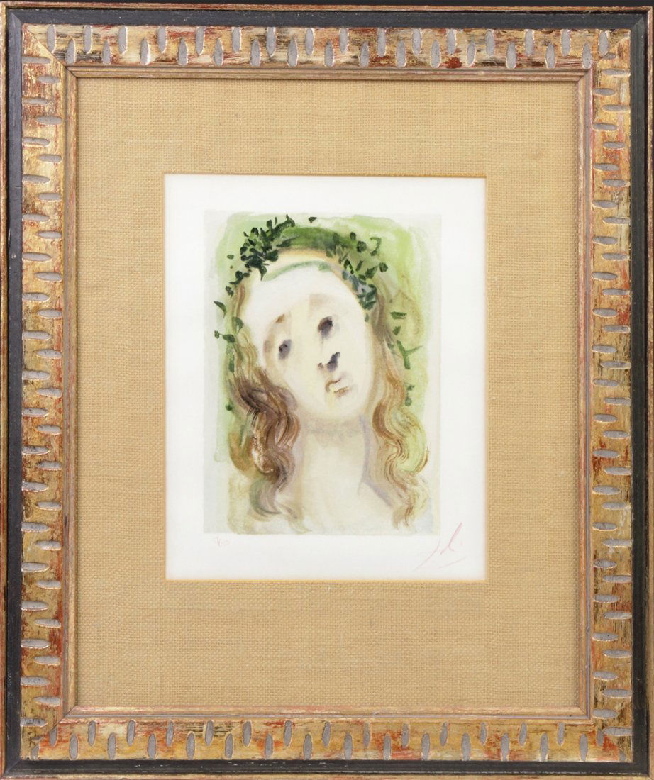 Salvador Dali (Spanish, 1904-1989); "Purgatory Canto (1 of 1)