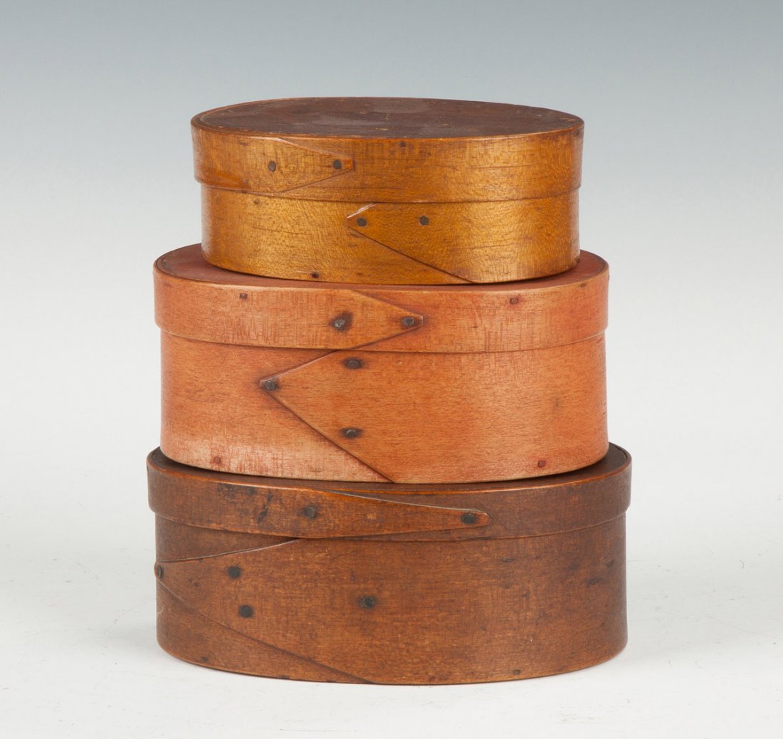 Group of Three Oval Pantry Boxes (1 of 2)