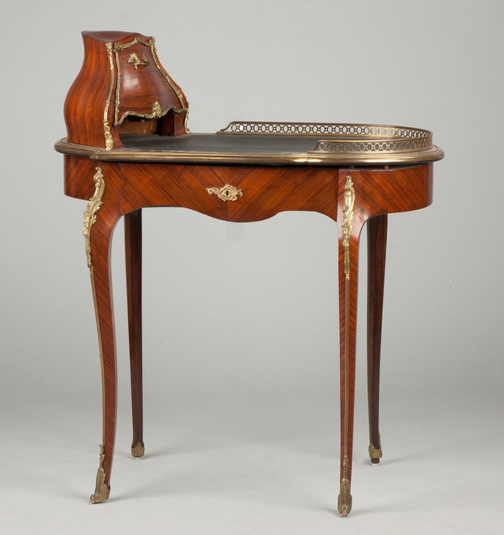 French Kingwood & Bronze Mounted Lady's Writing Desk (1 of 3)