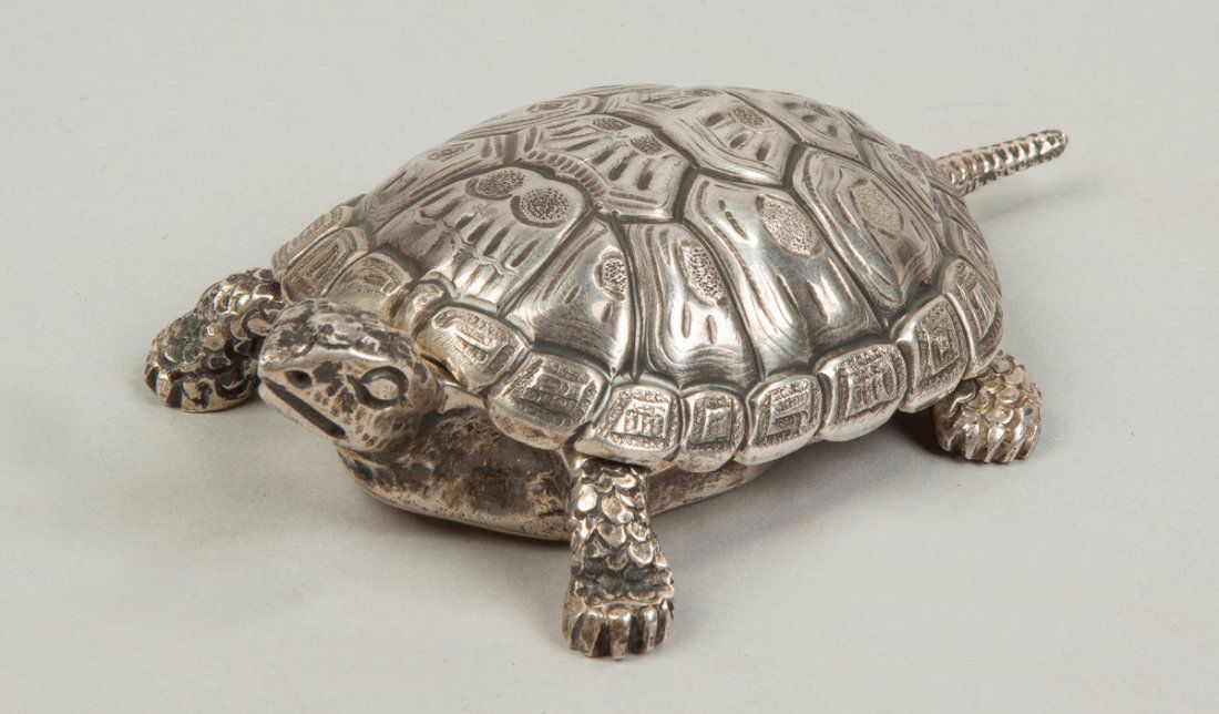 Tiffany & Co. NY Sterling Silver Turtle Box (1 of 4)