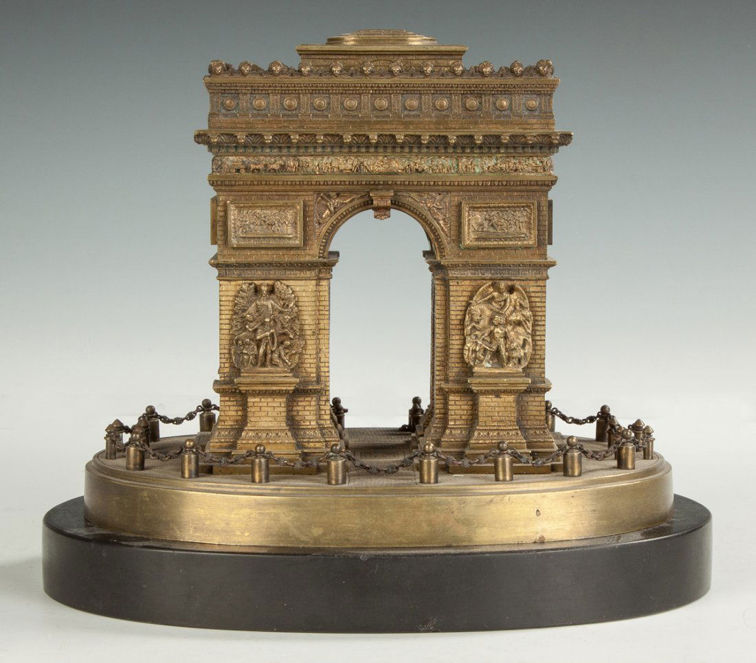 Grand Tour Bronze Model of the Arc de Triomphe (1 of 5)