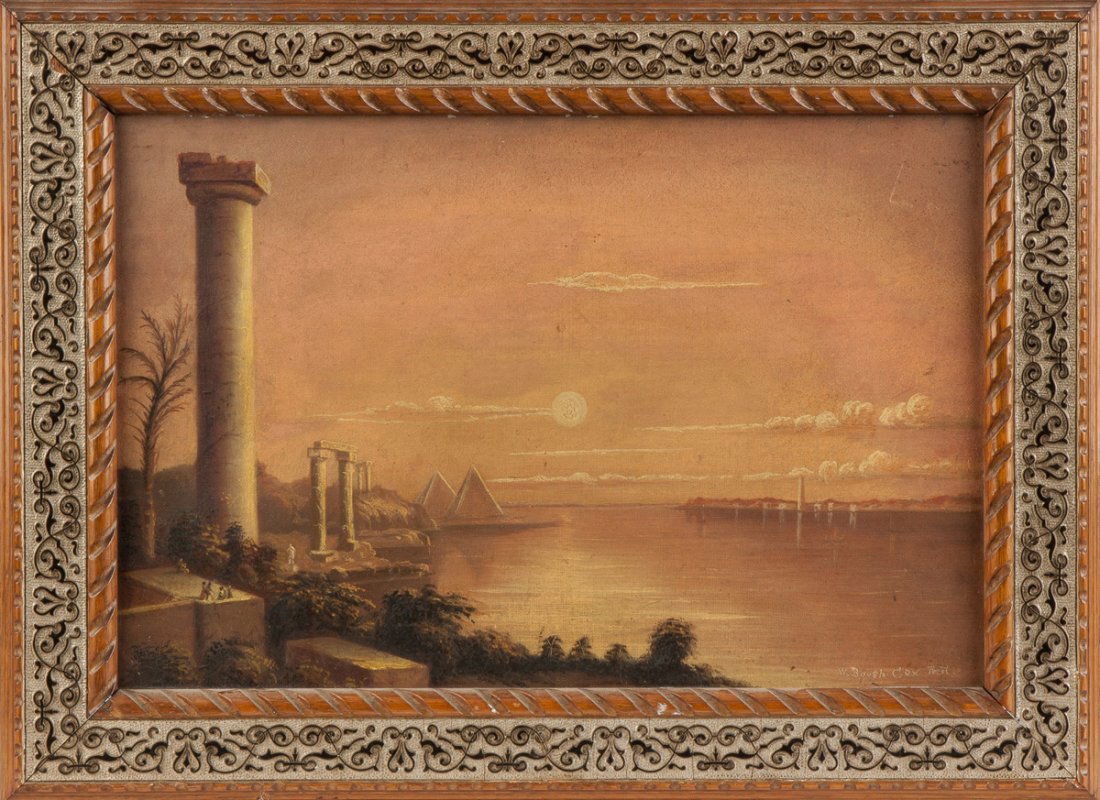 W. Bough Cox, Painting of Ruins (1 of 2)