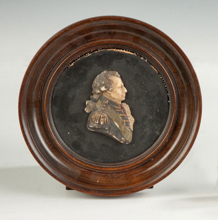 Wax Relief of British Admiral John Jervis, Earl of St. (1 of 2)