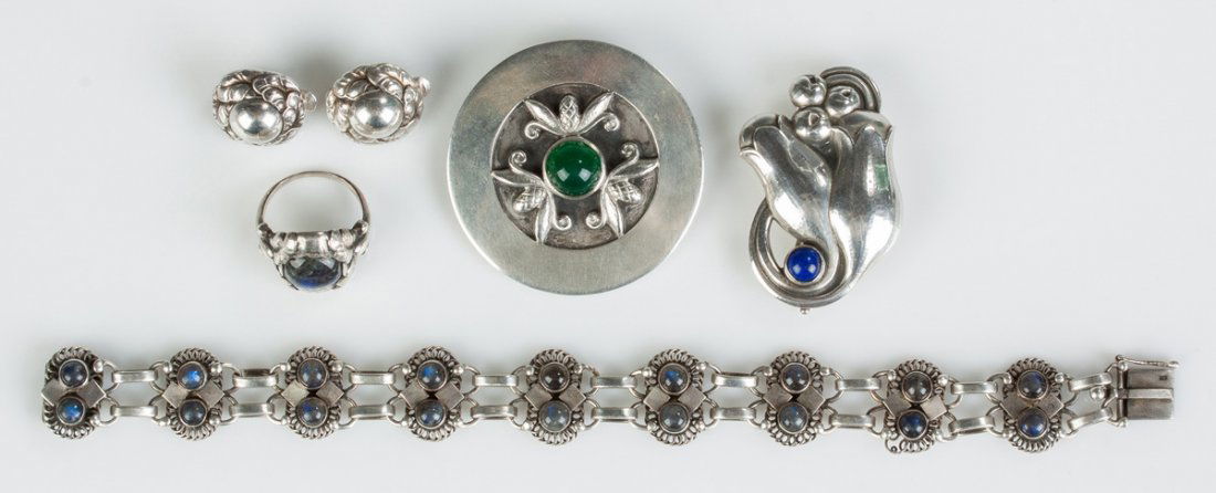 Georg Jensen Sterling Silver Jewelry (1 of 6)