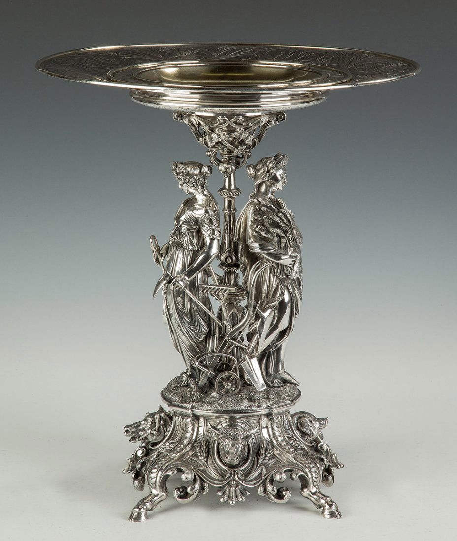 Fine and Monumental French Sterling Silver 1858 (1 of 7)