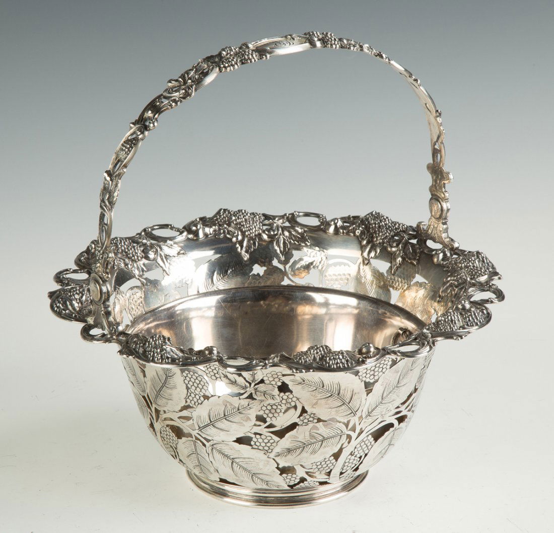 Tiffany & Co. Makers Sterling Silver Berry Basket (1 of 4)