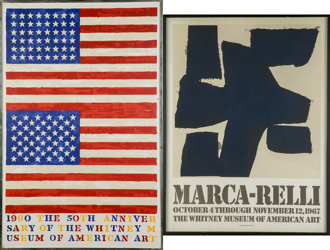 Jasper Johns (American, Born 1930) and Marca-Relli (1 of 3)