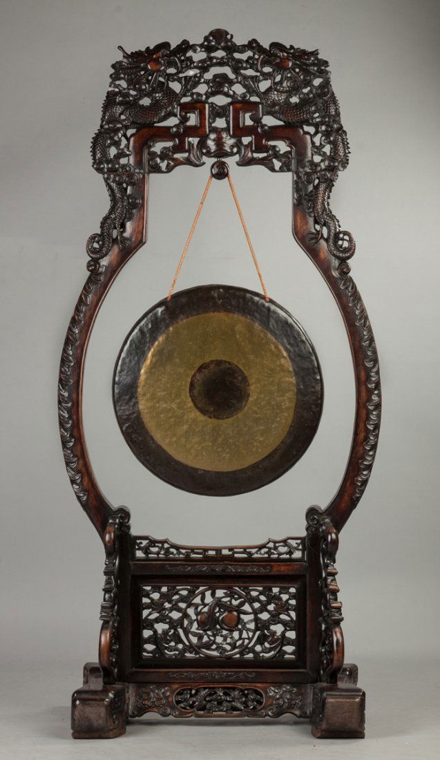 Chinese Bronze Temple Gong (1 of 6)