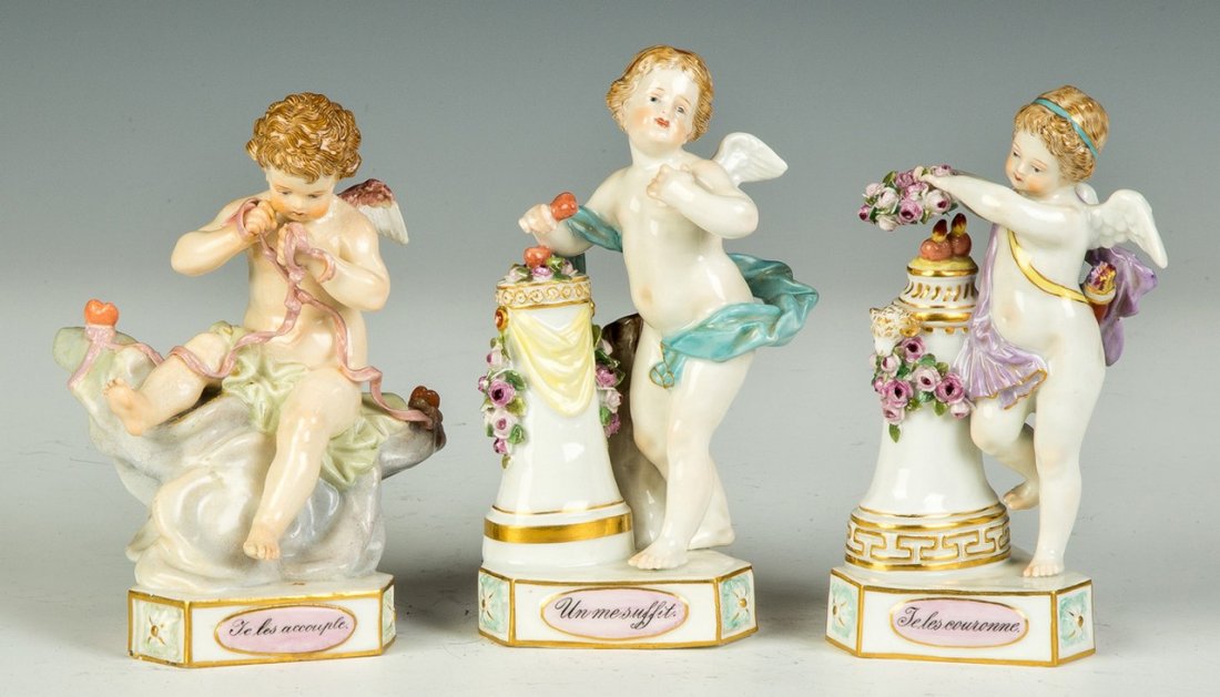 Three Meissen Figurines (1 of 3)