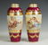 Austrian Hand Painted Porcelain and Enameled Vases