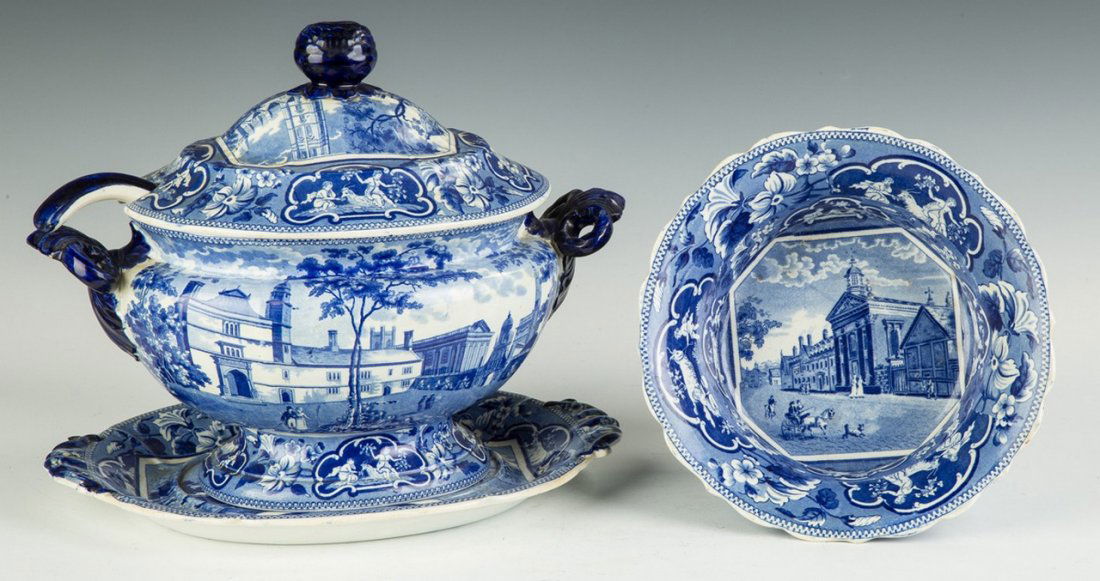 Two Staffordshire Serving Pieces (1 of 3)
