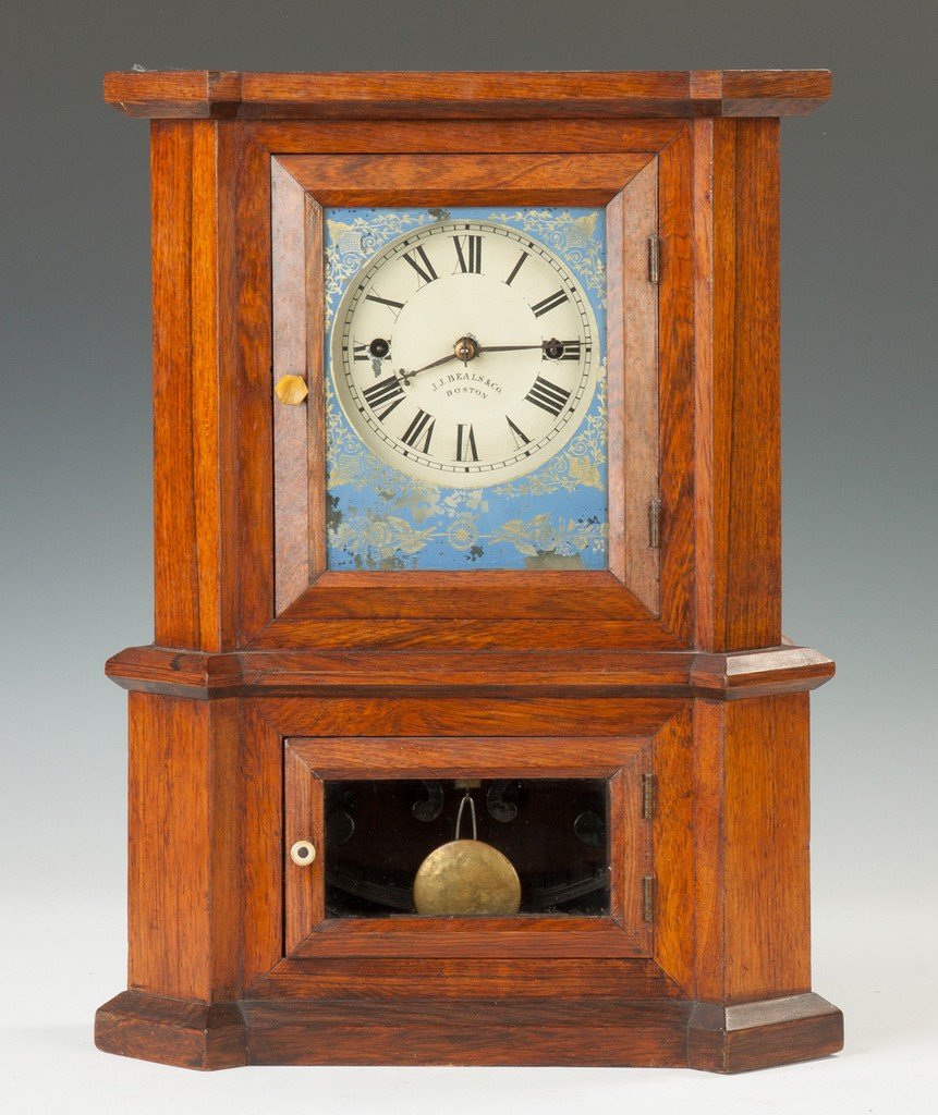 Atkins London Model Shelf Clock sold by J. J. Beals and (1 of 2)