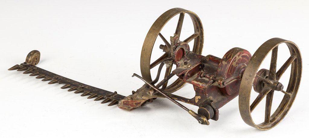 Painted Cast Iron Sickle Mower Salesman Sample (1 of 2)