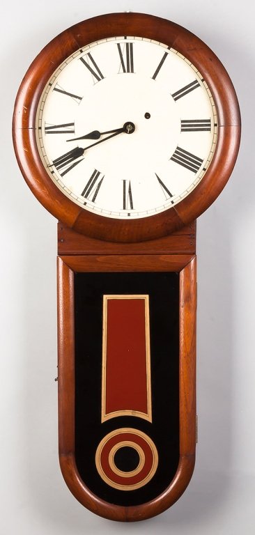 Howard Style Keyhole Wall Clock (1 of 1)