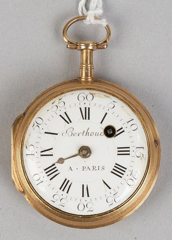 Berthonch, Paris 18k Gold Pocket Watch (1 of 2)