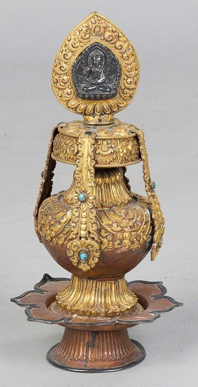 Tibetan Brass & Copper Ceremonial Piece (1 of 2)