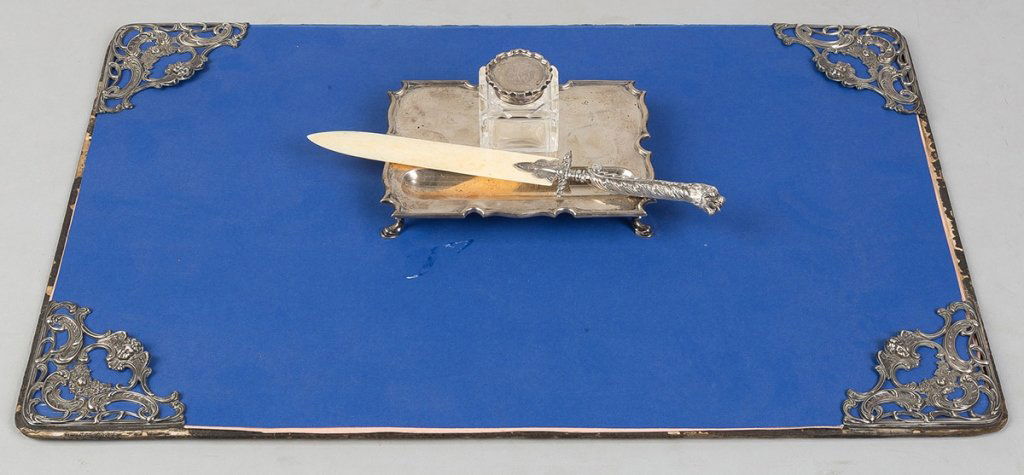 Silver Desk Items (1 of 2)