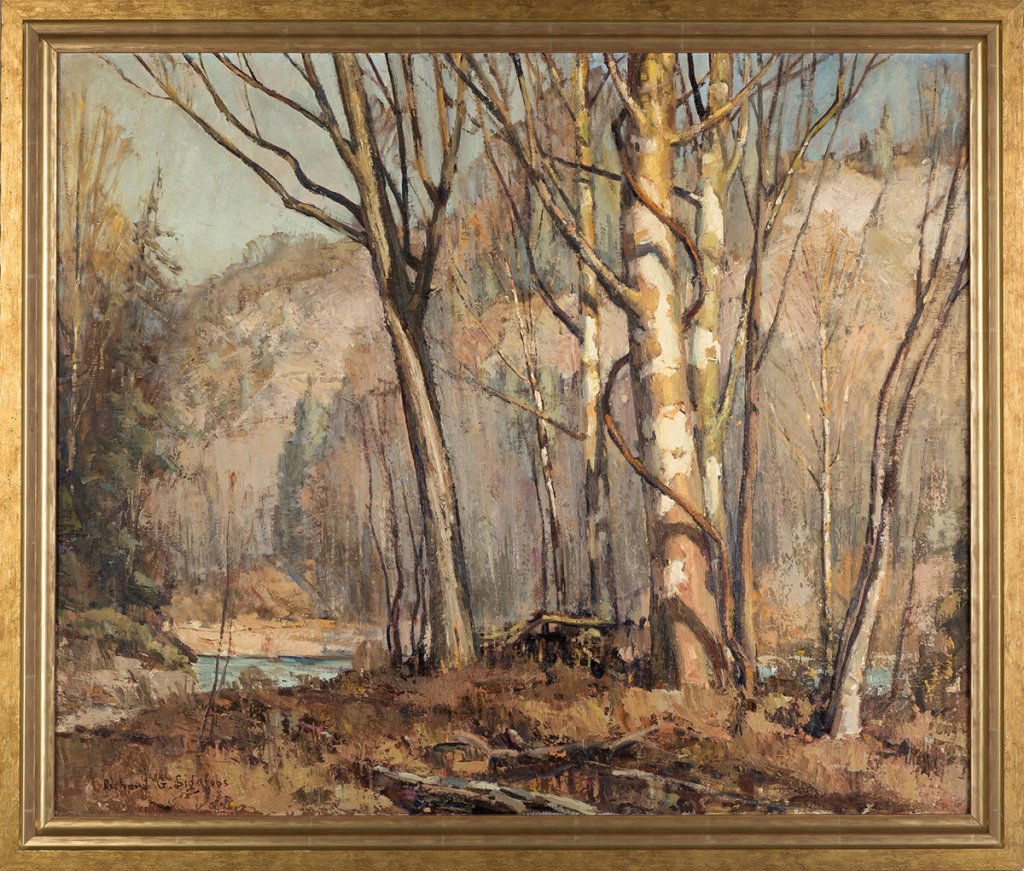 Richard Sigafoos (20th Century) "The Sycamores" (1 of 3)