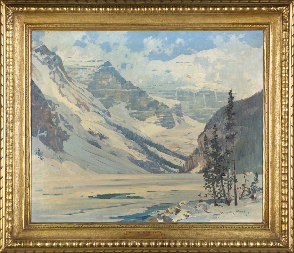 Belmore Browne (American, 1880-1954) "Lake Louise, (1 of 4)