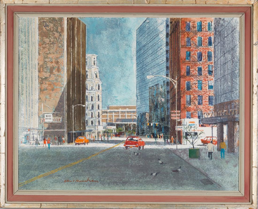John Menihan (American, 1908-1992) Downtown  Rochester (1 of 2)