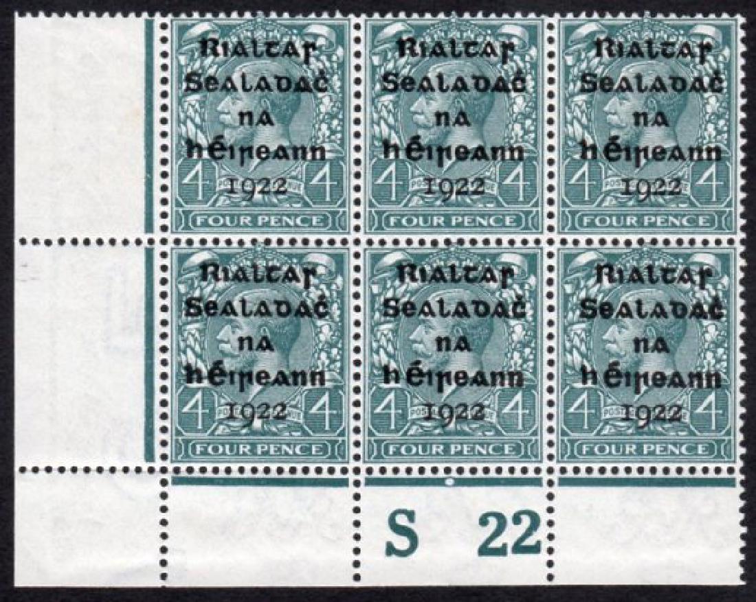 Dollard: 4d with black overprint, Control S22 (1 of 1)
