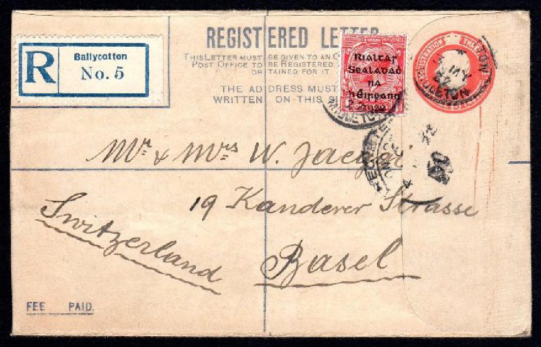 Registered Envelope: Transition, GB 5d orange format G (1 of 1)