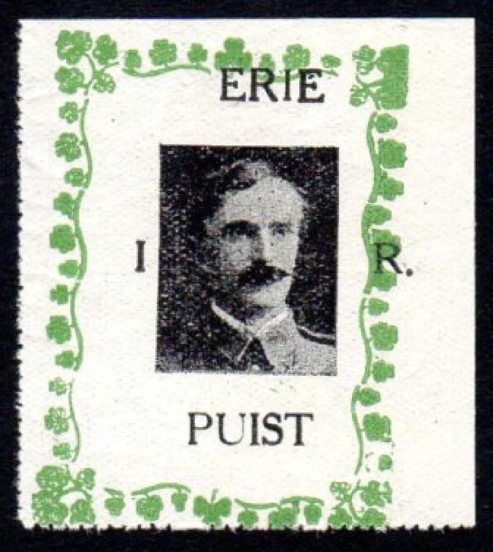 Erie Puist: The O'Rahilly: 1916 "Erie Puist" vignette The O'Rahilly, u/m mint with light gum creasing, very fresh and well centred for these, a choice example! Hib. L37.